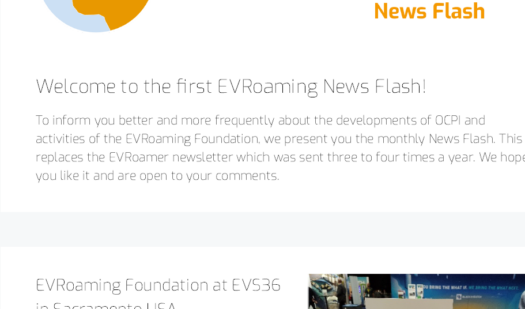 EVRoaming News Flash July 2023
